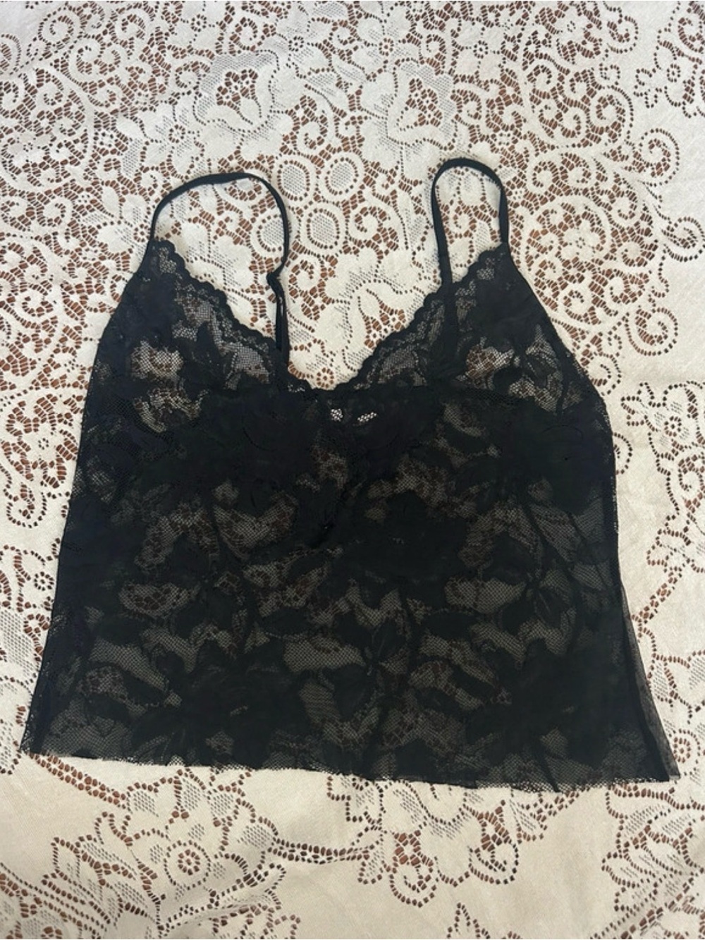 Victoria's Secret Black Lace Camisole
